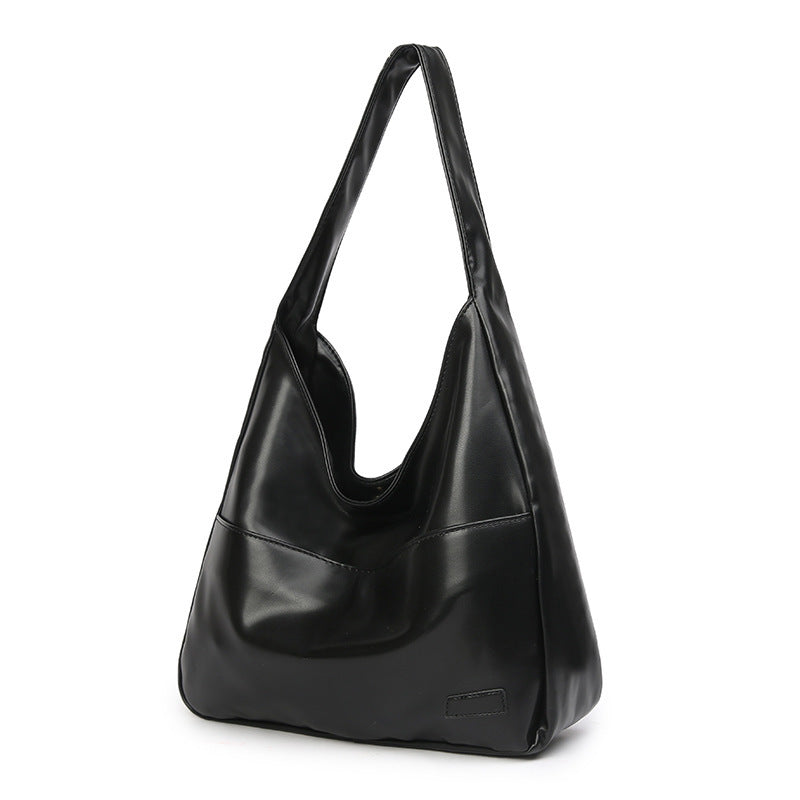 PU Tote Bag Large Capacity Women's Simple Shoulder Bag