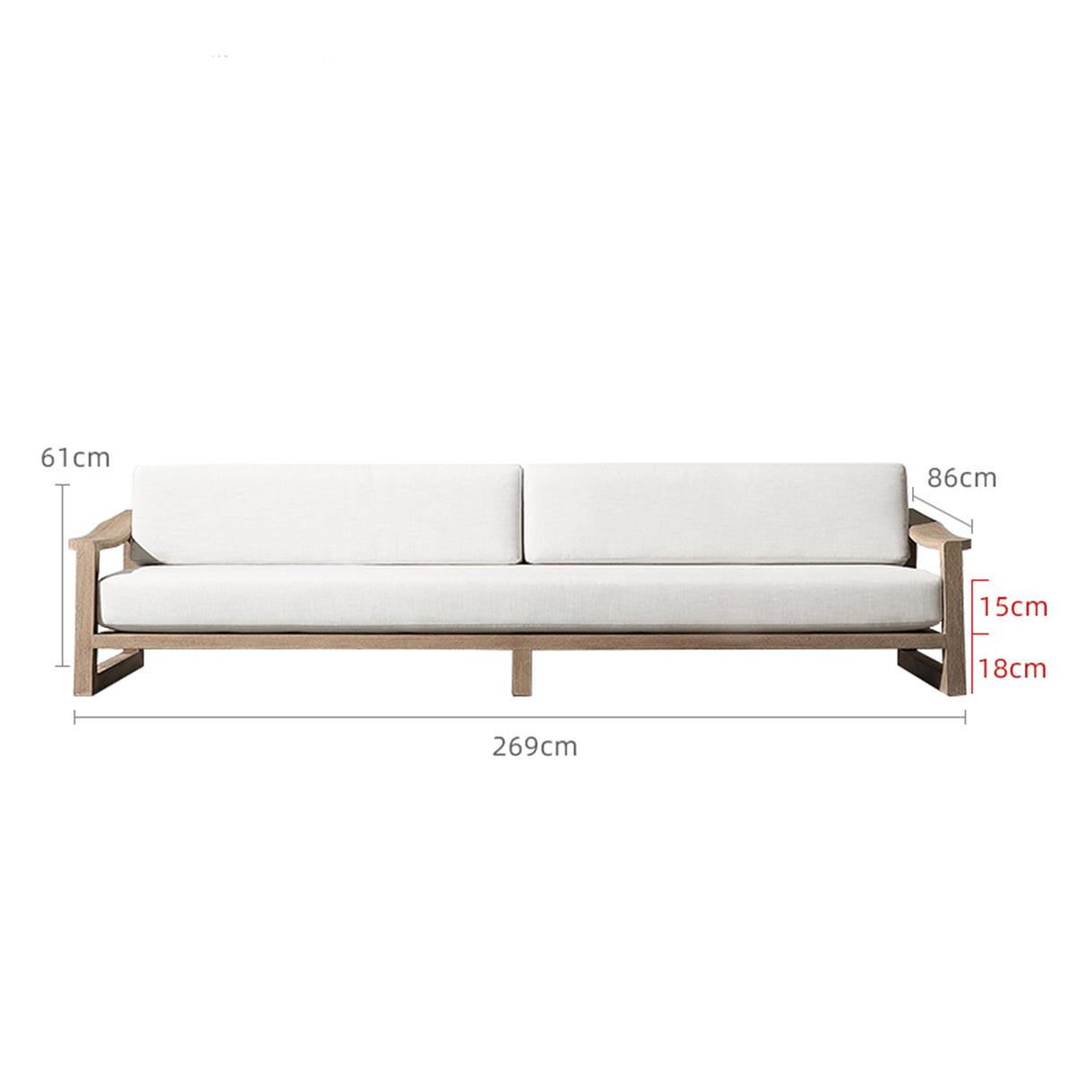 Sebastian Resort Teak Sofa