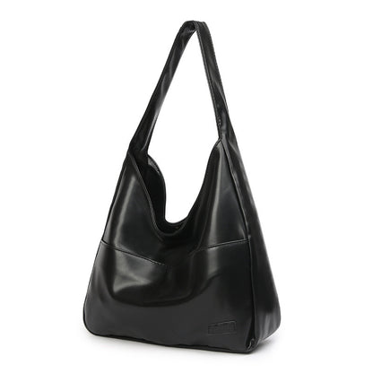 PU Tote Bag Large Capacity Women's Simple Shoulder Bag