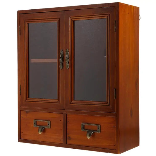 Vintage Wooden Decorative Wall Cabinet