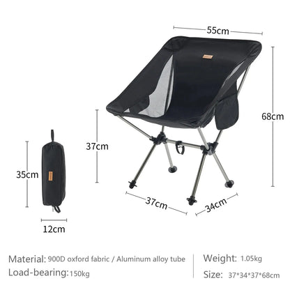 Folding Chair Ultralight Detachable Portable