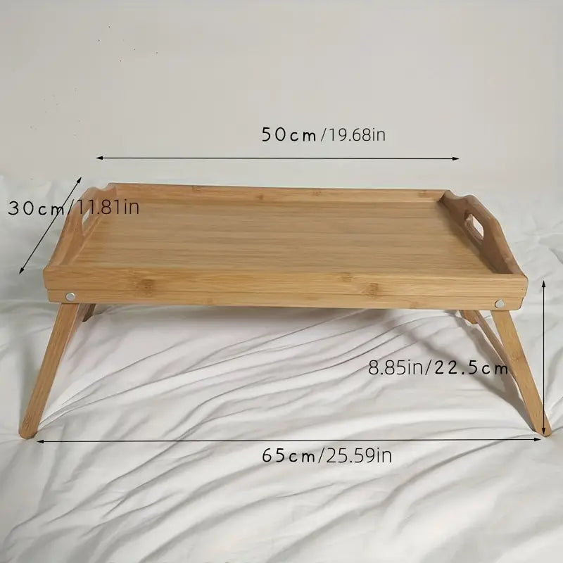 Step up your work-from-home setup with this Bamboo Laptop Desk