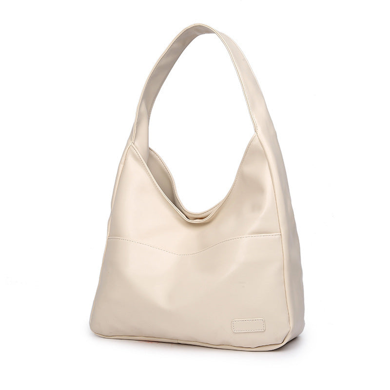 PU Tote Bag Large Capacity Women's Simple Shoulder Bag
