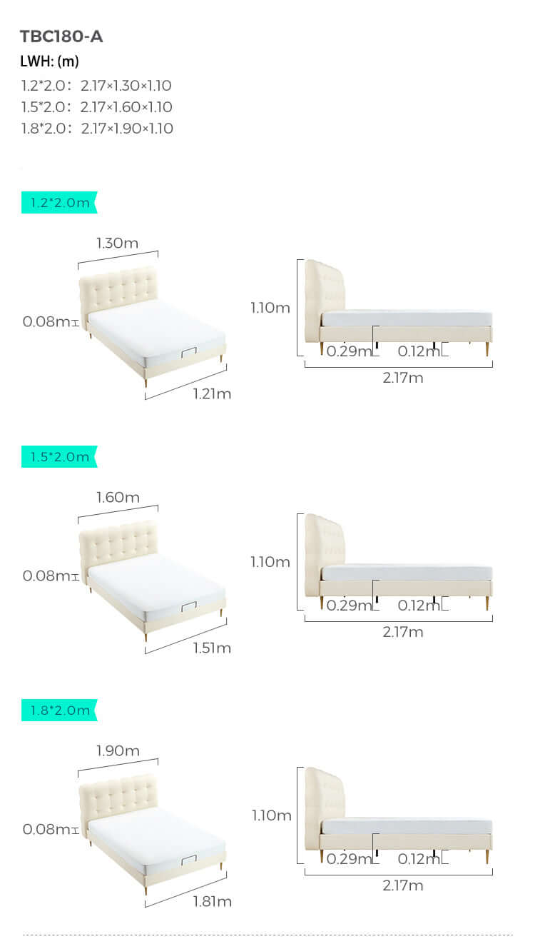Cream Bubble Bed and Mattress for Children