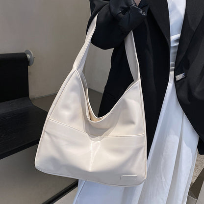 PU Tote Bag Large Capacity Women's Simple Shoulder Bag