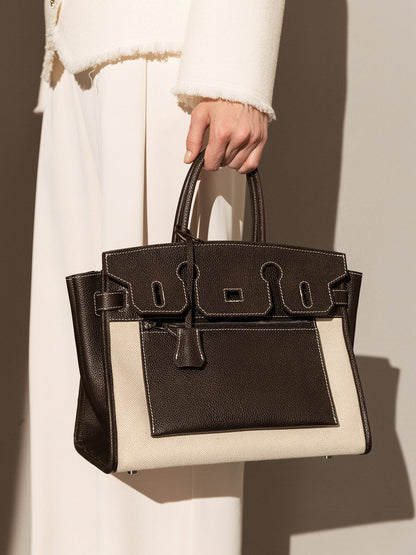 Lyon Leather Tote Bag