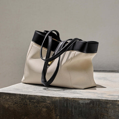 Oregon Metro Leather Buckle Strap Tote Bag