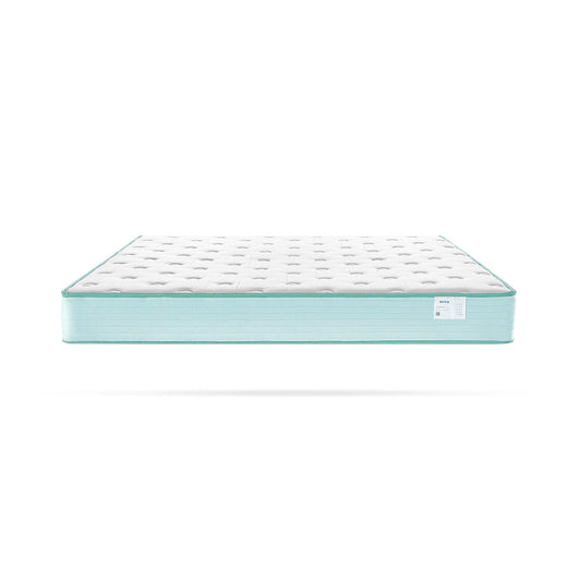 Organic Solid Wood Bed with Mattress Set