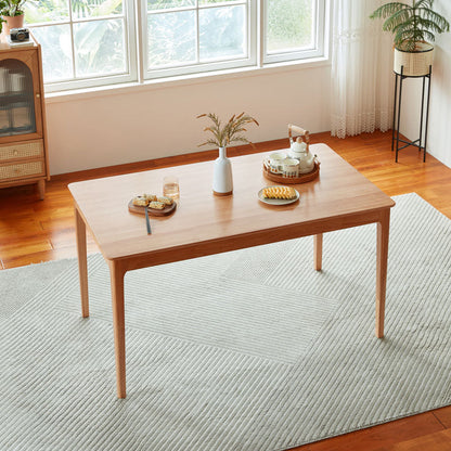 Organic Solid Wood Dining Table
