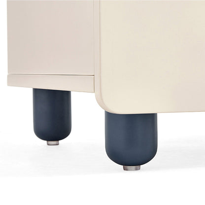 Space Boy Navy and White Bedside Table